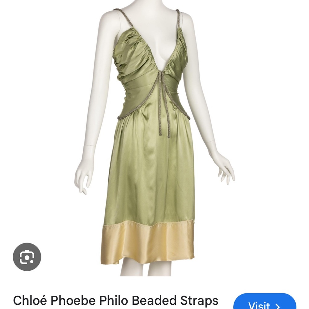 Chloe 2005 run way dress, 100% silk